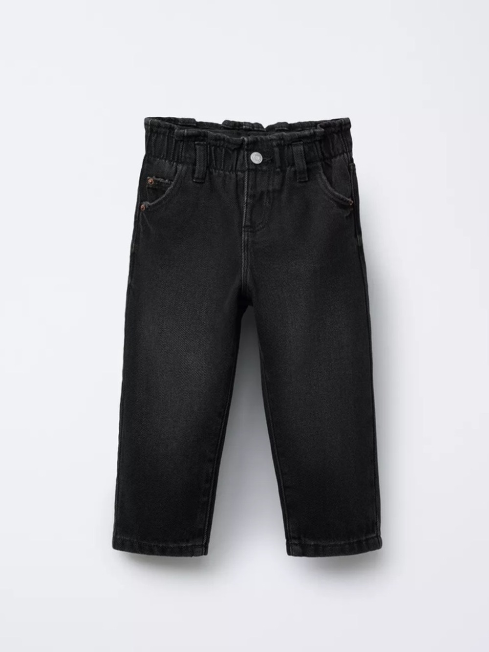 ZARA HEART POCKET PAPERBAG JEANS